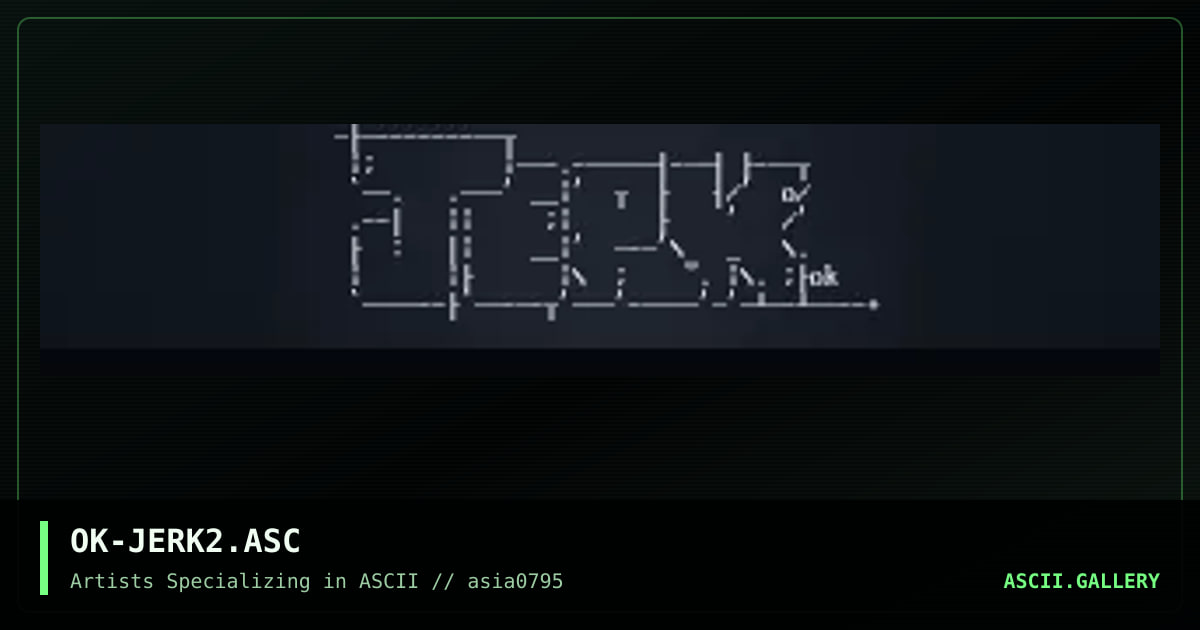 jerk, by overtkill, 1995