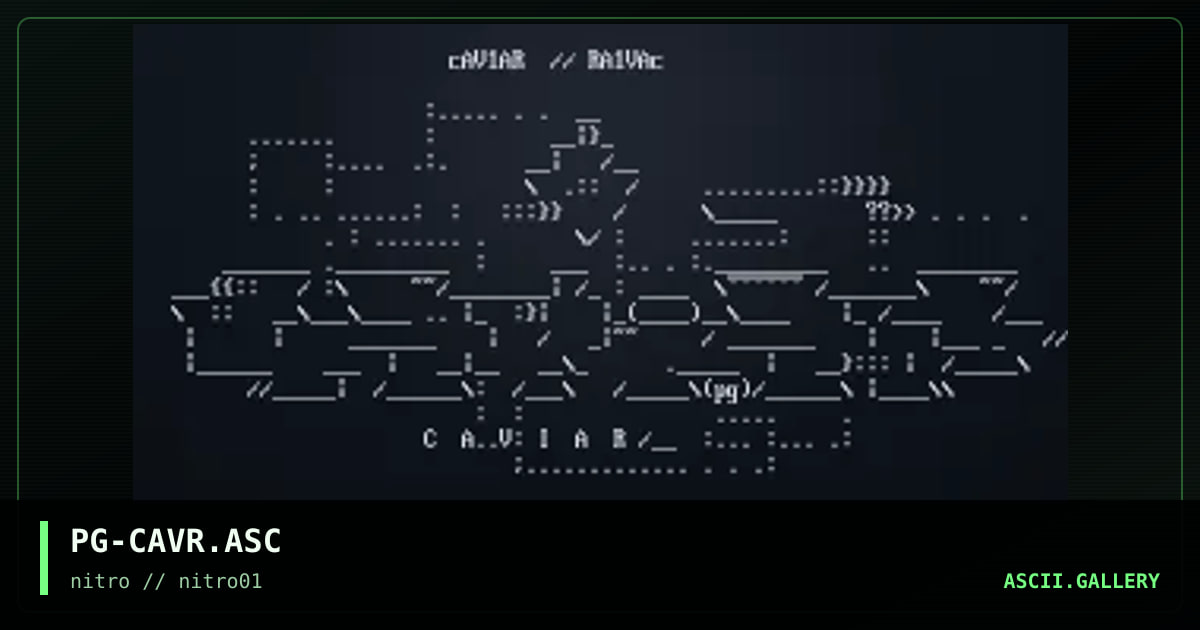 PG-CAVR.ASC, by polygon, 1999