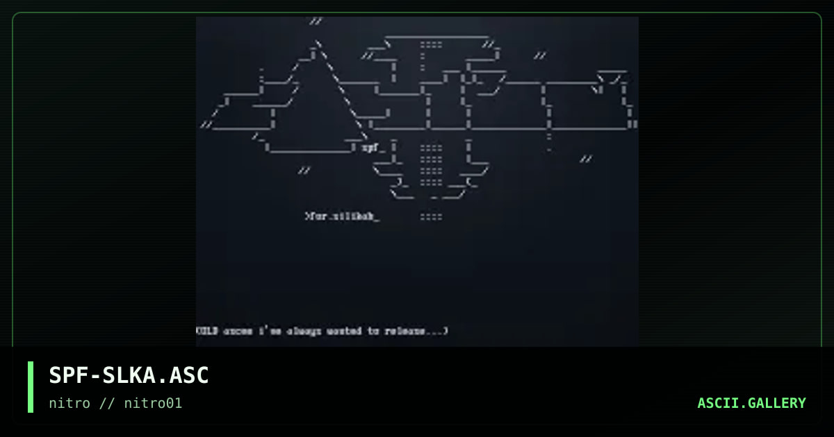 SPF-SLKA.ASC, by spitfire, 1999