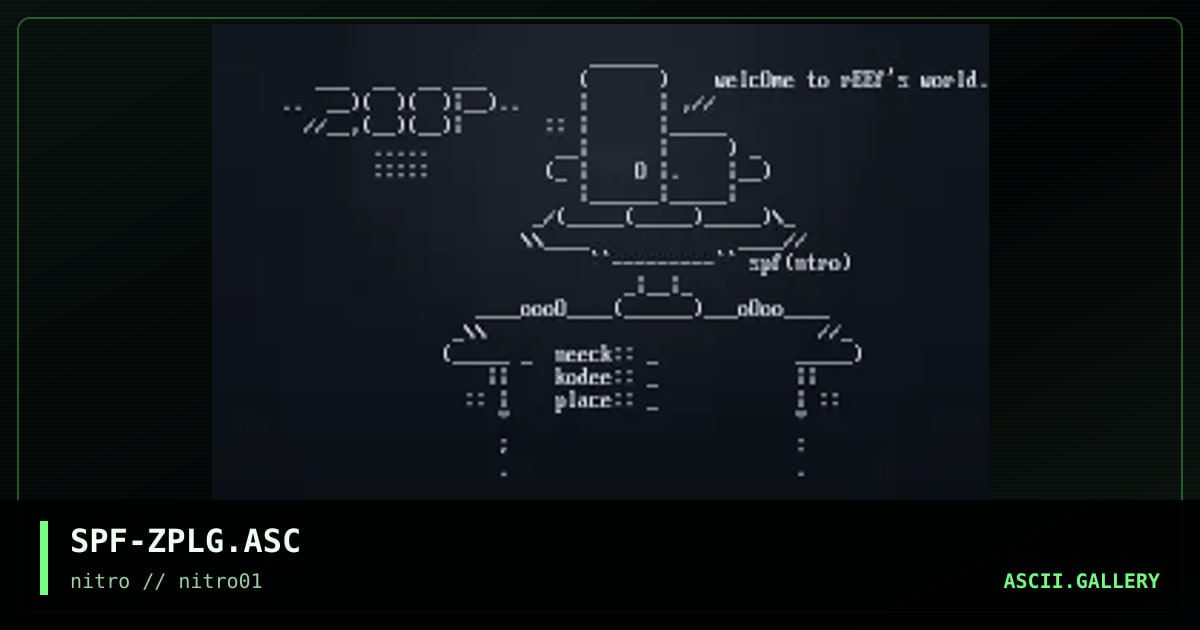 SPF-ZPLG.ASC, by spitfire, 1999