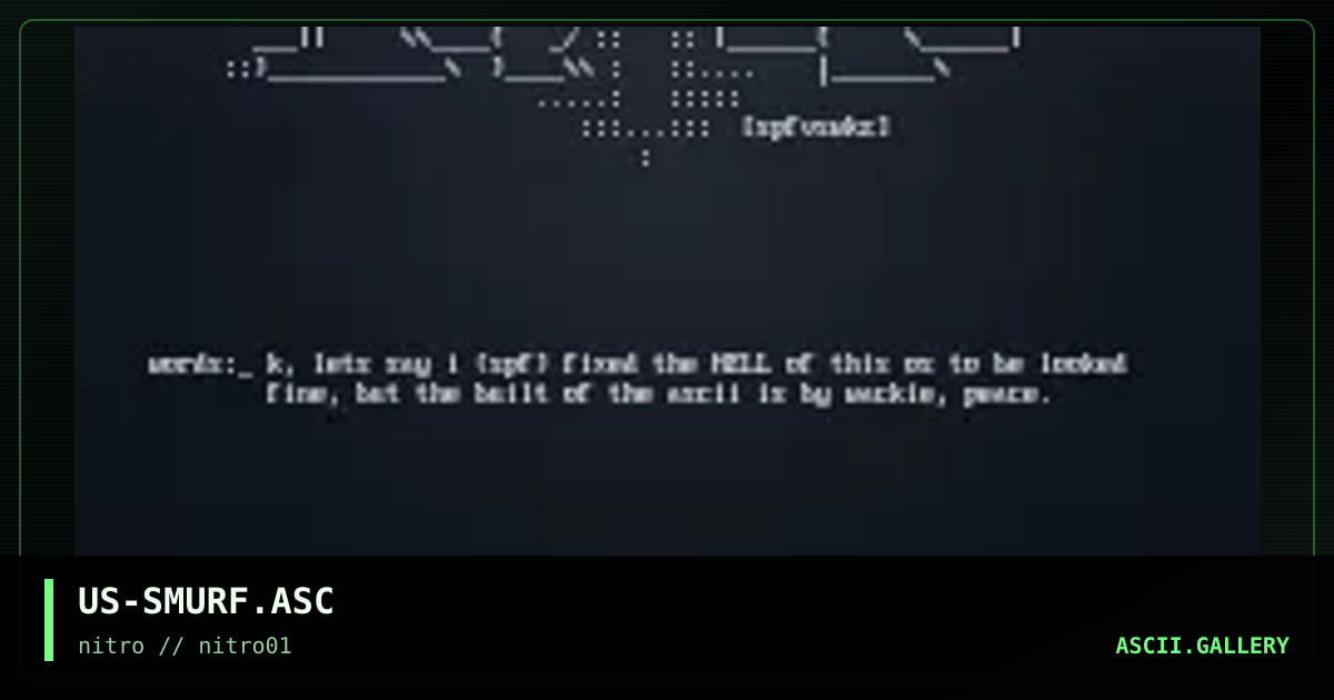 smurf os, by untagged, 1999