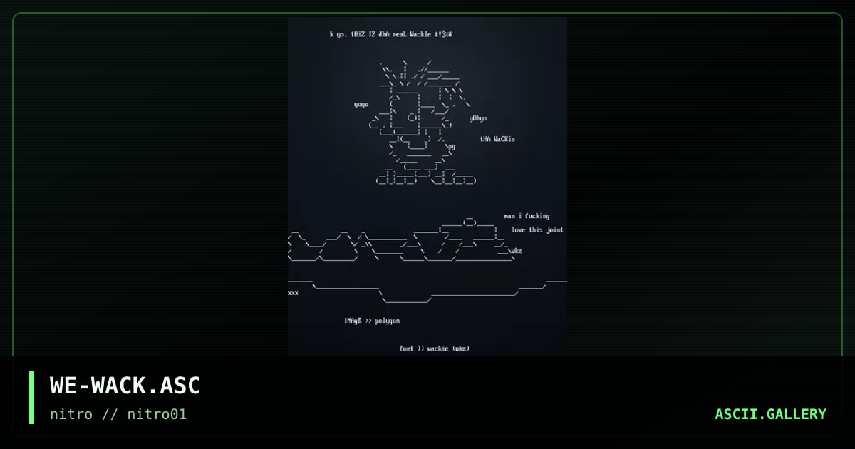 WE-WACK.ASC, by untagged, 1999
