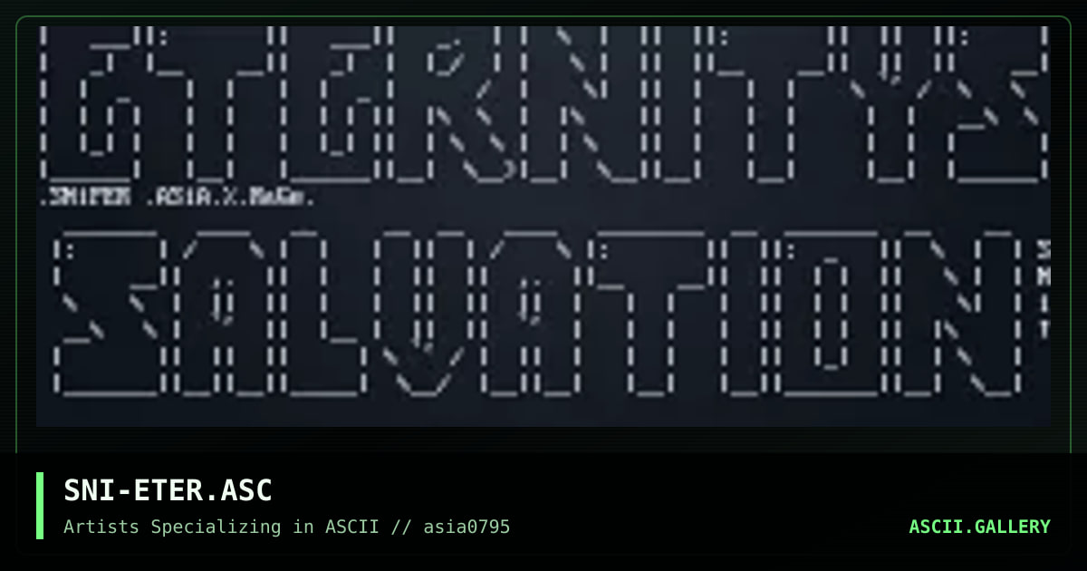 SNI-ETER.ASC, by sniper, 1995