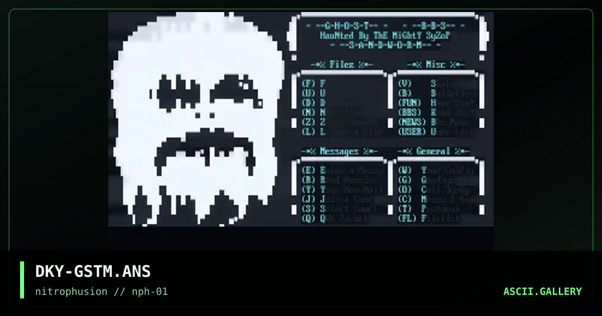 .:[gHOST^cITY^mENU]:., by darky, 1997