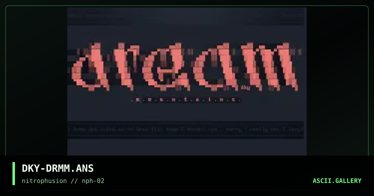 .:(dream mountains logo):., by darky, 1997