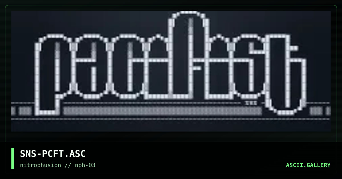 _pACiFiSt lOGo_, by senser, 1997