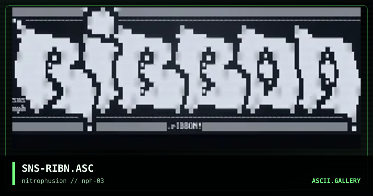 _rIBBOn lOGo_, by senser, 1997