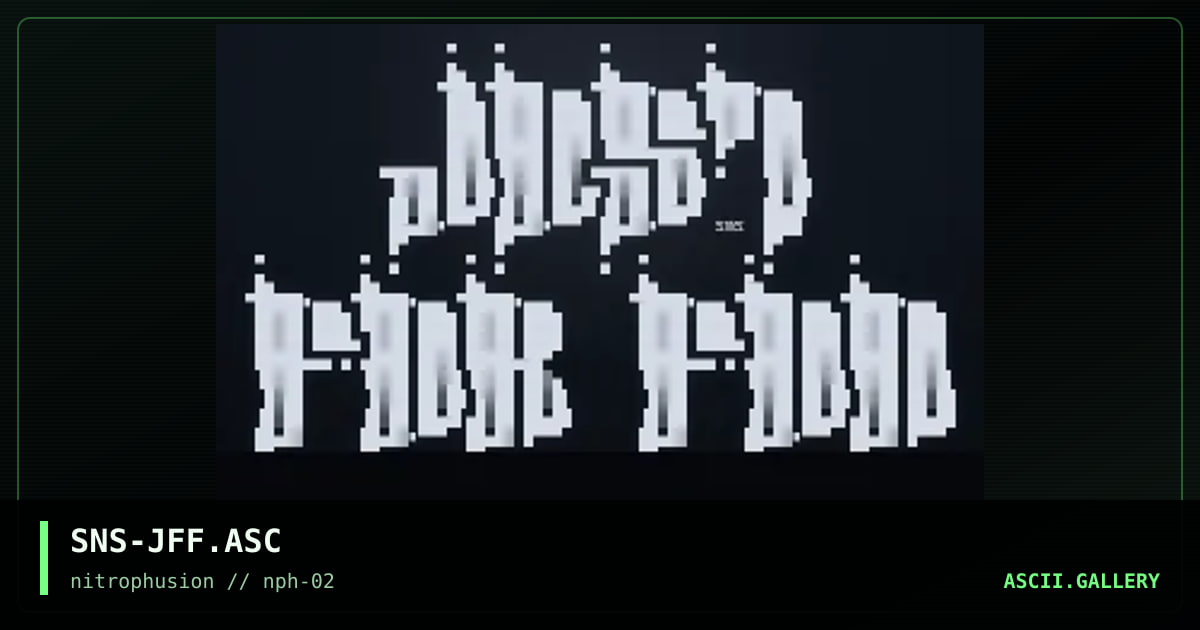 _jUSt fOr fUn_, by senser, 1997