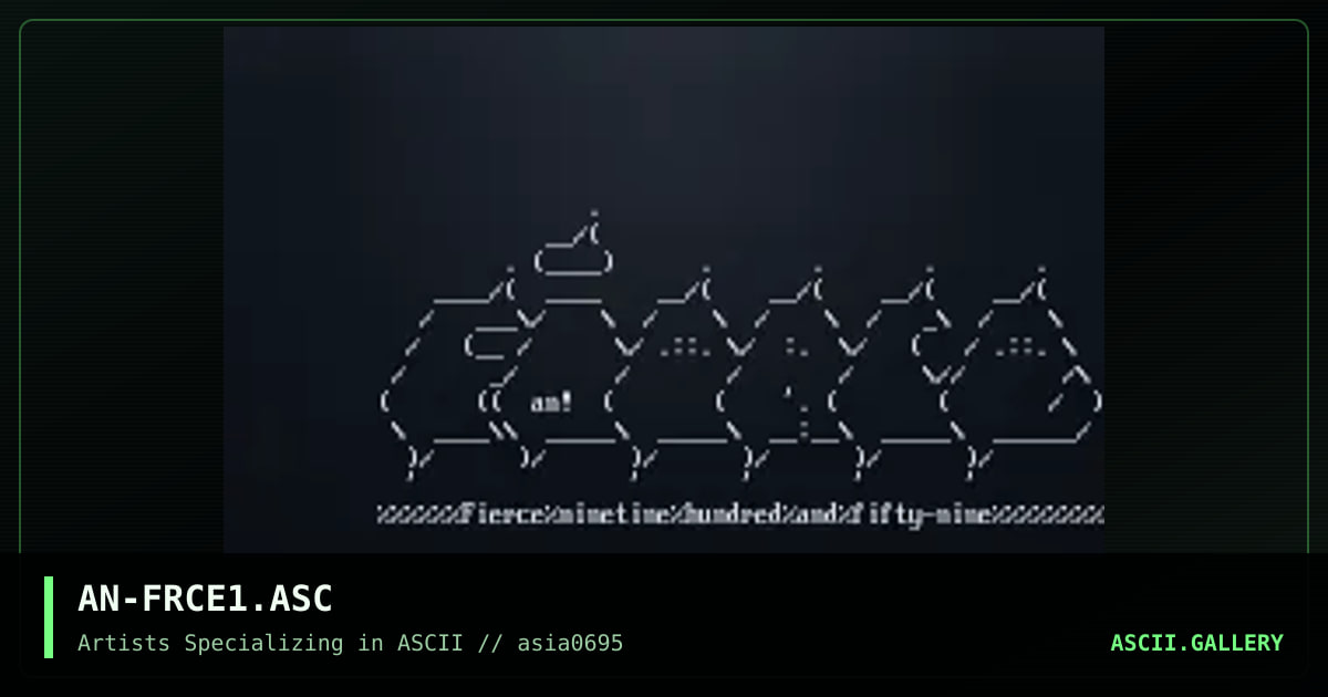 AN-FRCE1.ASC, by airborn, 1995