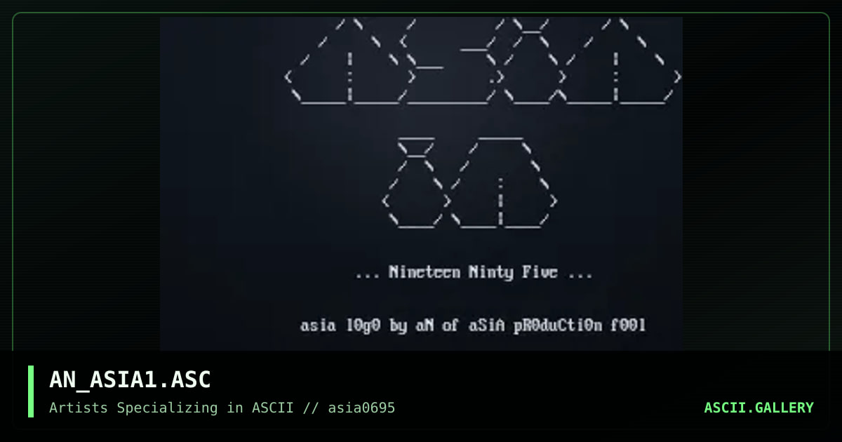 AN_ASIA1.ASC, by airborn, 1995