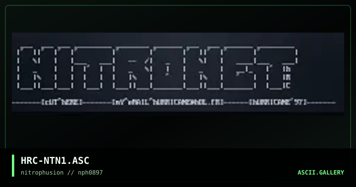 .s$ nTN^lOGO^oSk $s., by hurricane, 1997
