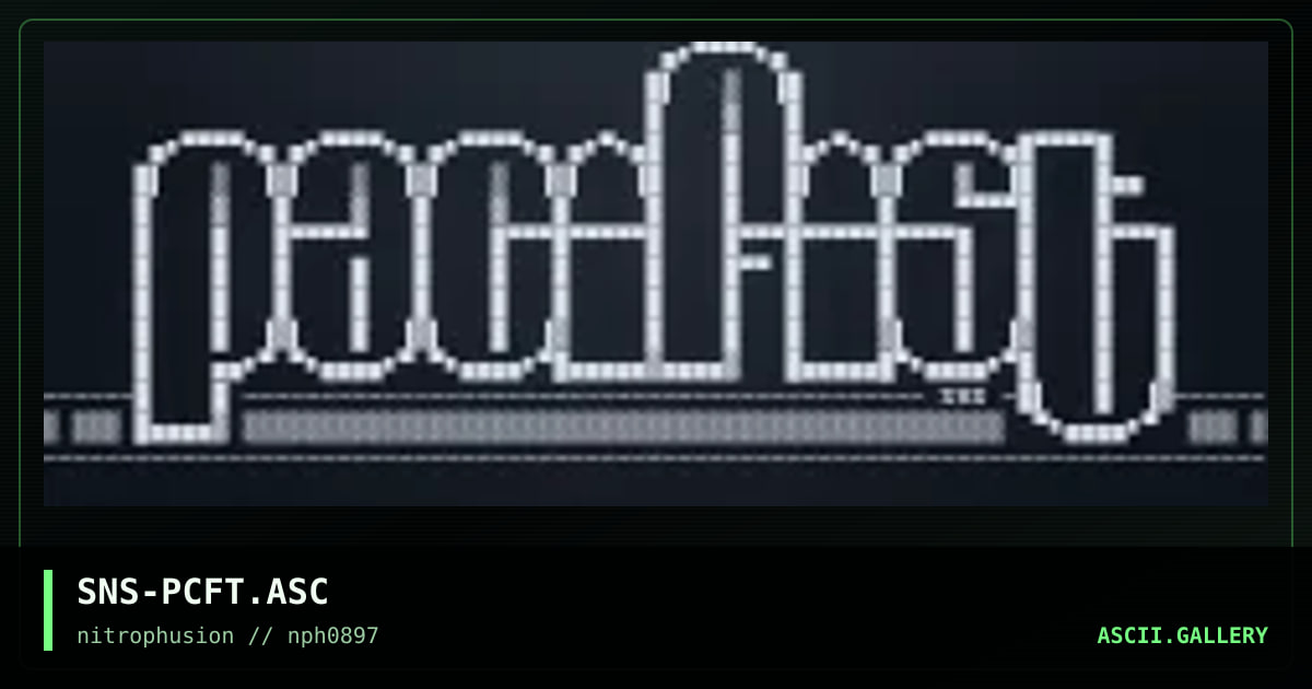 _pACiFiSt lOGo_, by senser, 1997