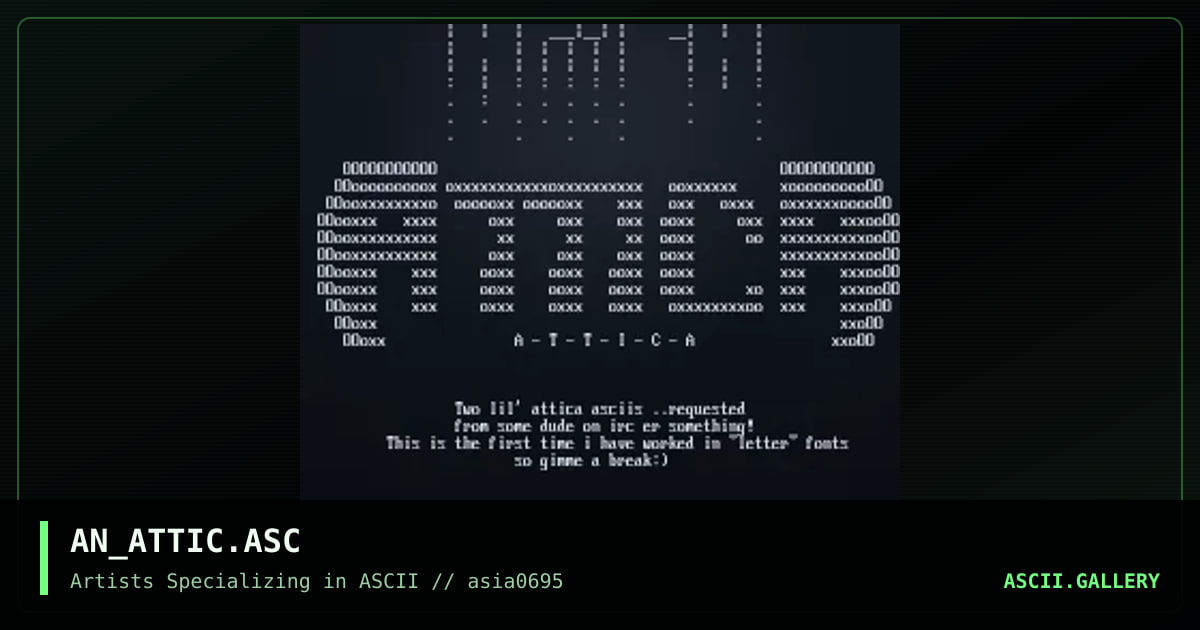 AN_ATTIC.ASC, by airborn, 1995