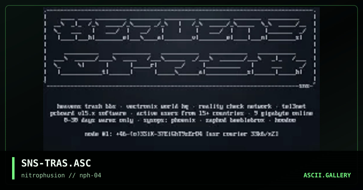 _hEAVENs_tRASh_bBs_, by senser, 1997