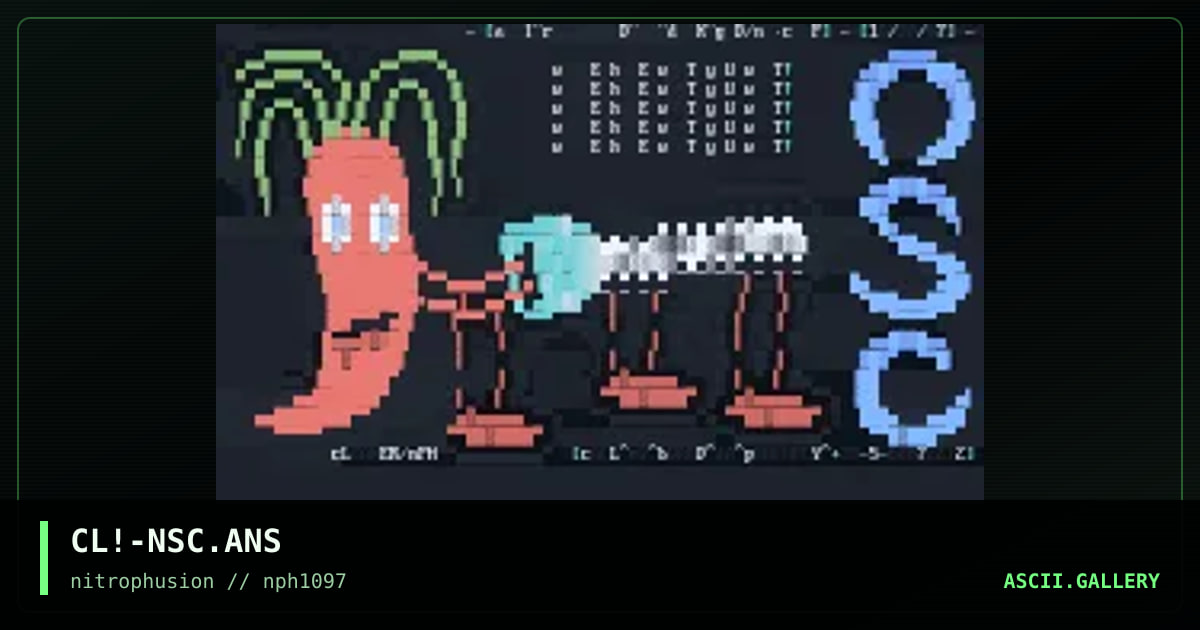 NSC... aNSi LoGo, by cleaner, 1997