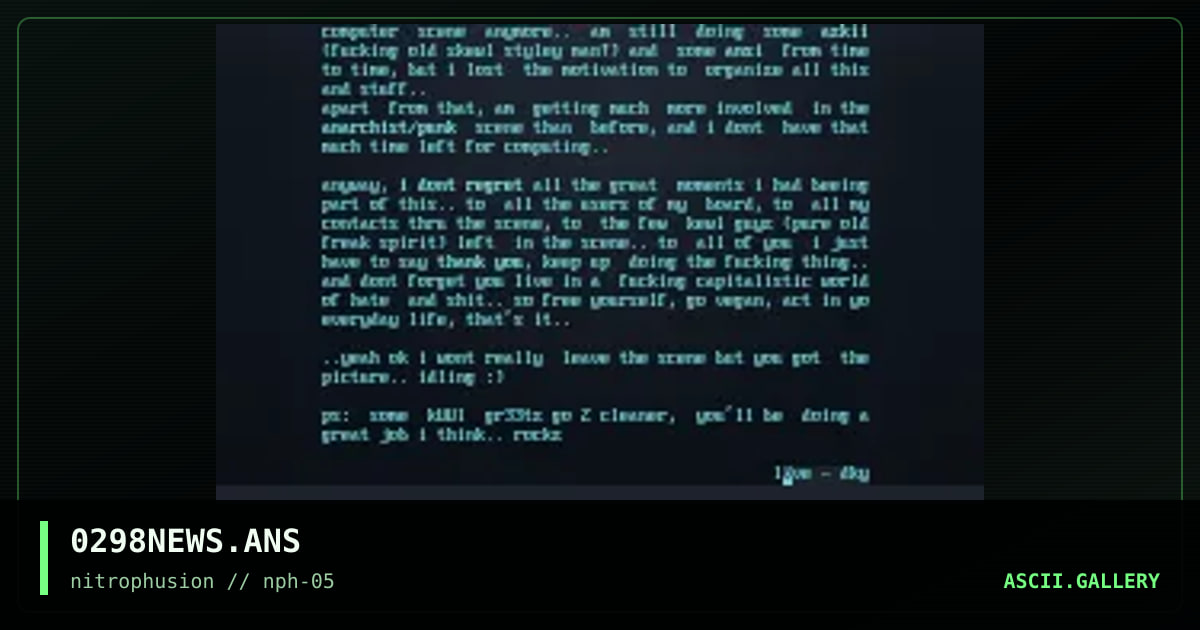 02/98 newslettah, by darky, 1998