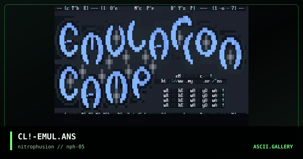 .:(eMULATION^cAMP^lOGO):., by cleaner, 1998