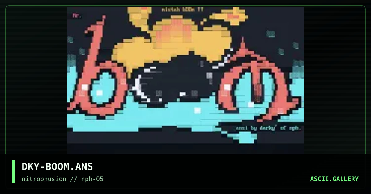 MiStah booM !%#@ aNSi foR rEMdY!, by darky, 1998