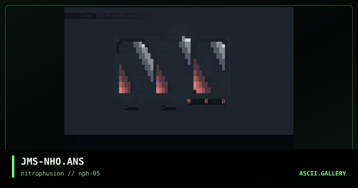 aNSI nHO 4 dA pREDATOR, by james, 1998