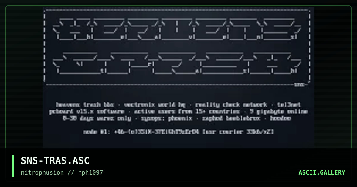 _hEAVENs_tRASh_bBs_, by senser, 1997