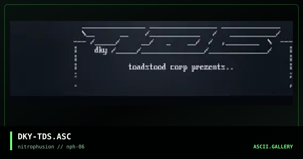 td$ aZkey lOgO, by darky, 1998