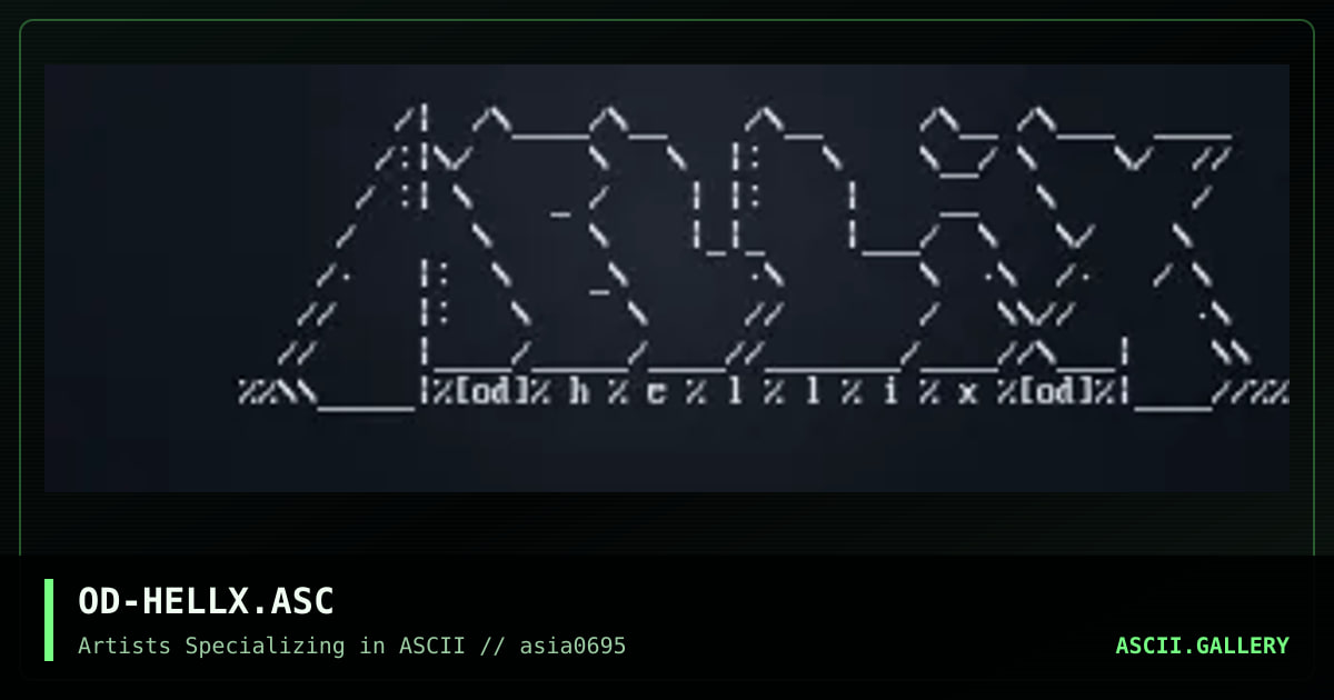 OD-HELLX.ASC, by overdose, 1995
