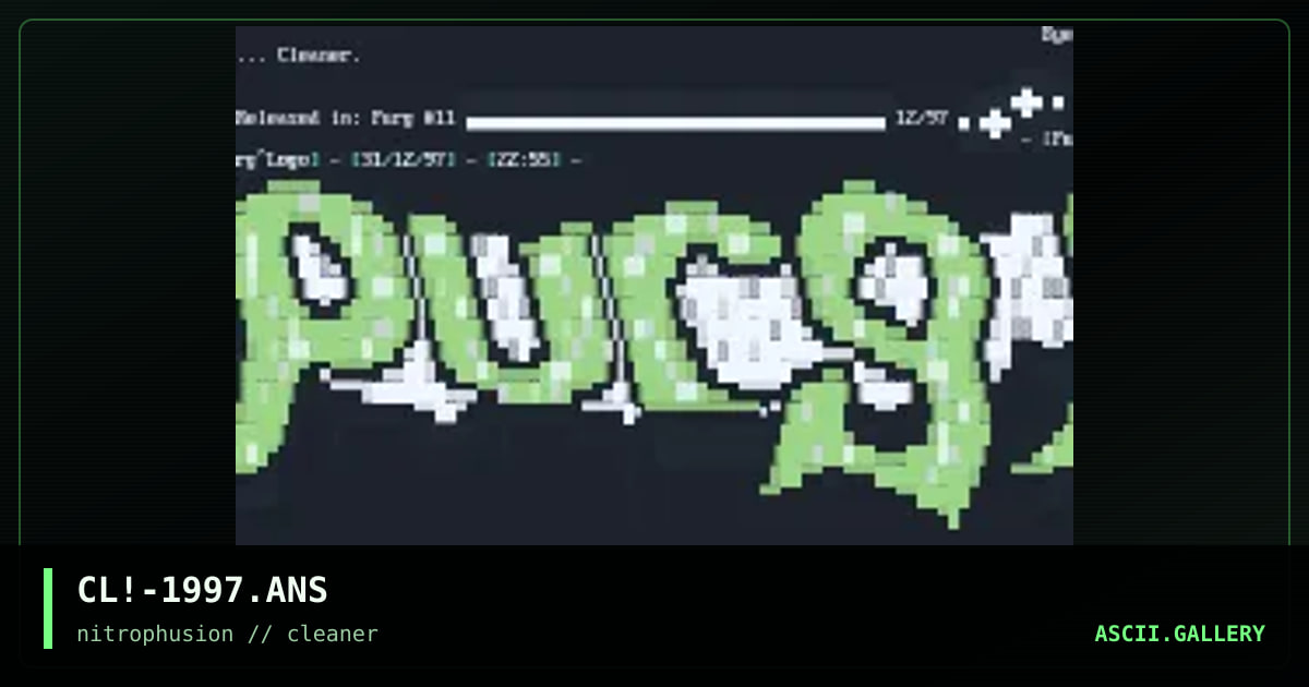1997 Ansi Collection, by cleaner, 1999
