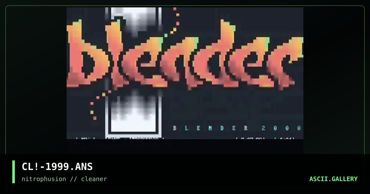 1999 Ansi Collection, by cleaner, 1999