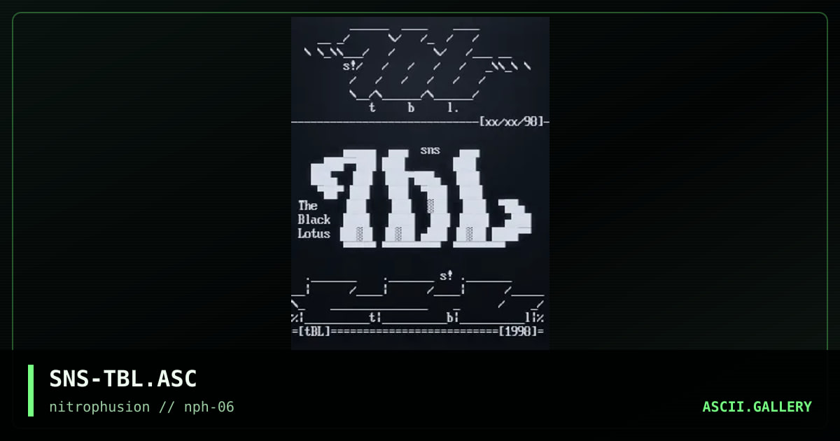 TBL file_id.dizes, by senser, 1998