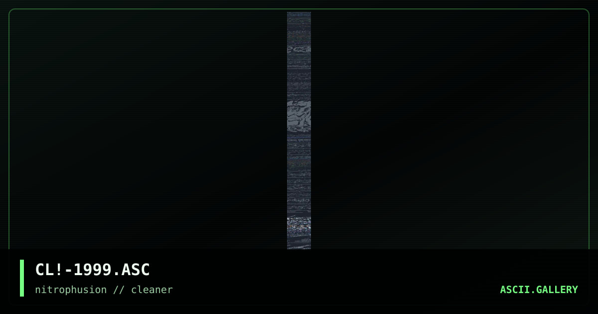 1999 Ascii Collection, by cleaner, 1999
