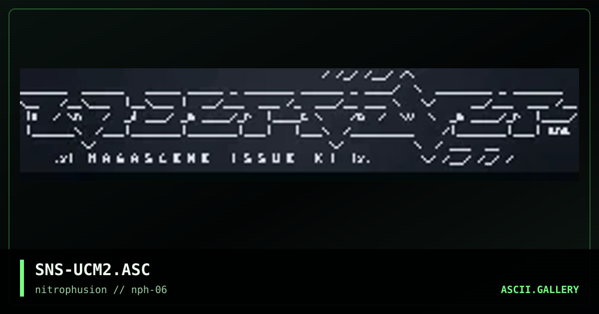 Undercover header, by senser, 1998