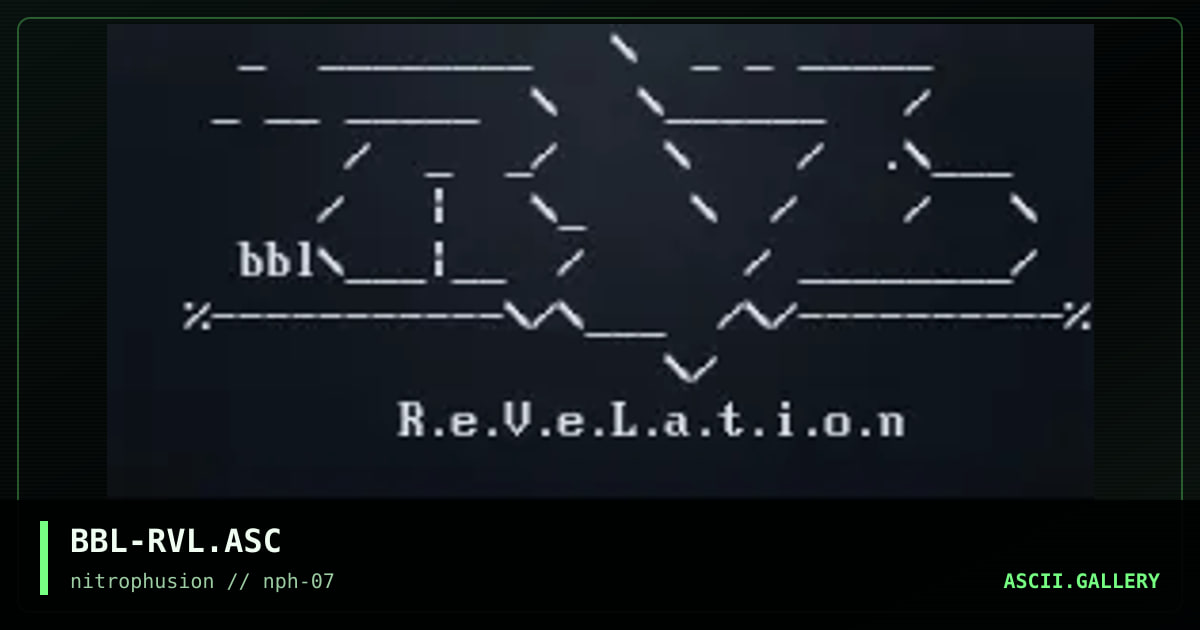 Revelation Diz, by babyloon, 1998