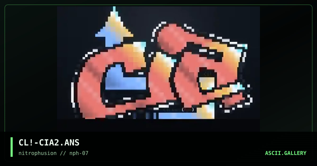Cia, by cleaner, 1998
