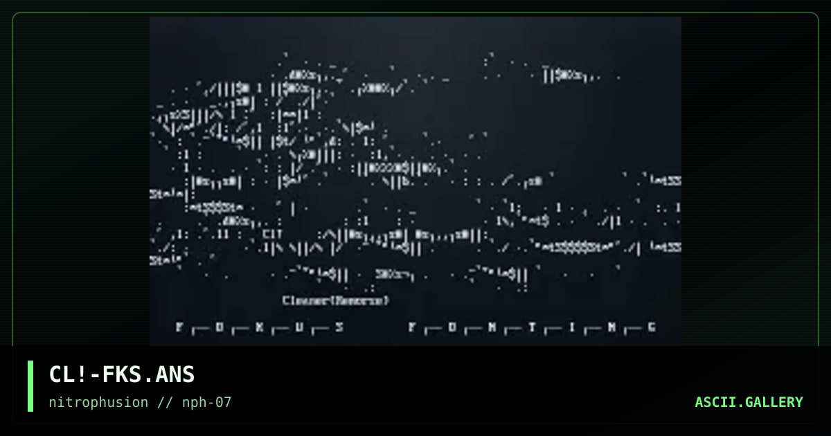 Fokus Fonting, by cleaner, 1998