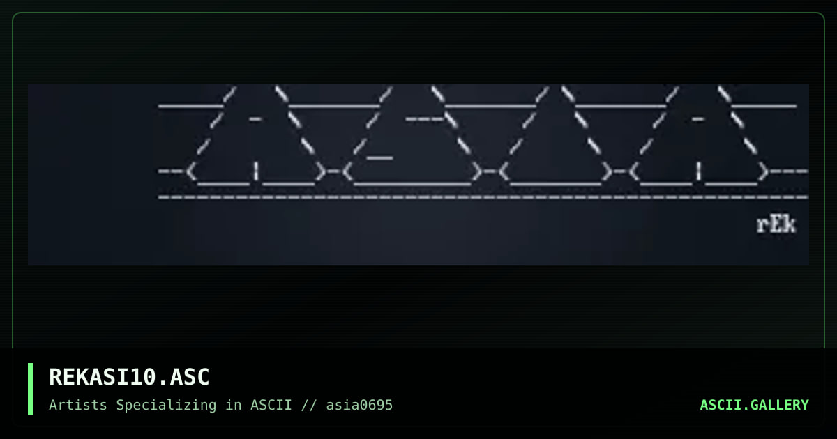 REKASI10.ASC, by rek, 1995