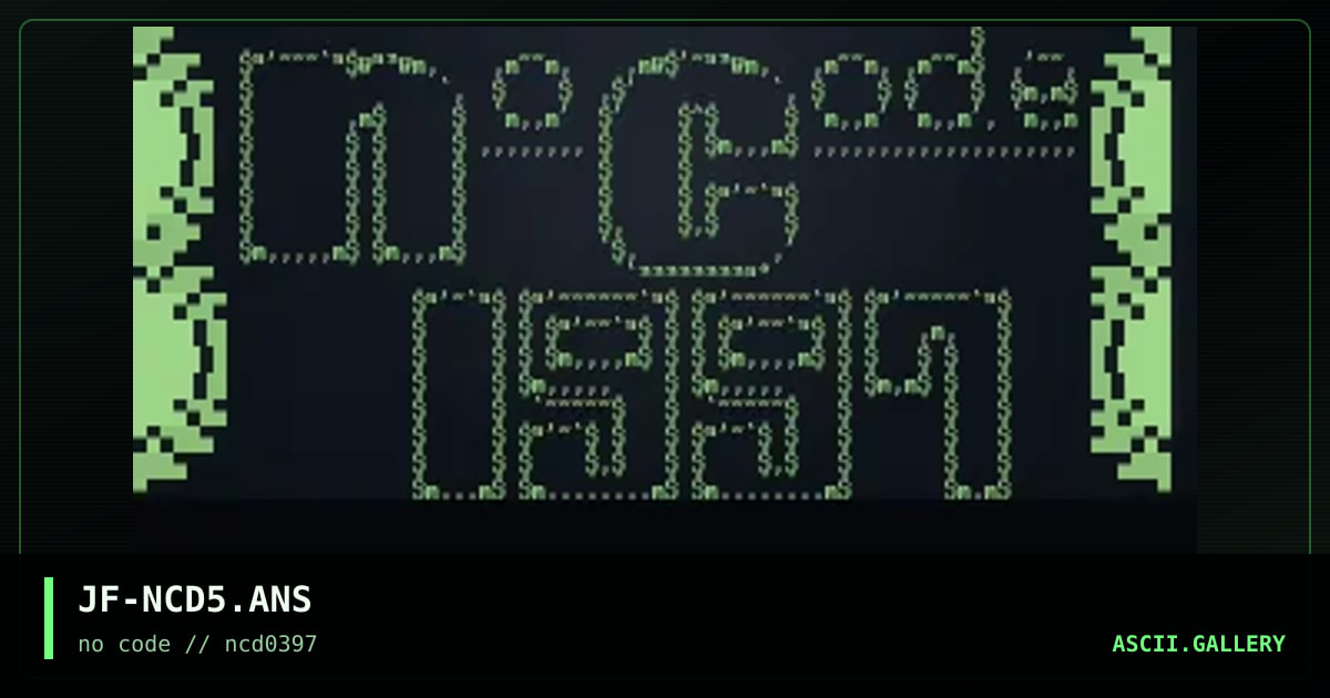 no.codelogo made in a hurry, by jellyfish, 1997