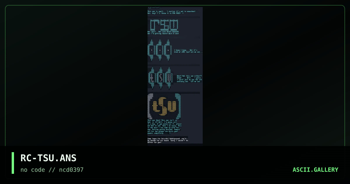 RC-TSU.ANS, by reflect, 1997