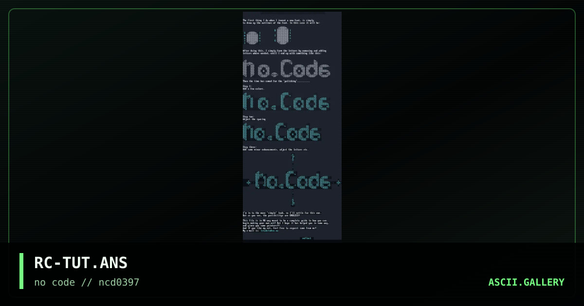 RC-TUT.ANS, by reflect, 1997
