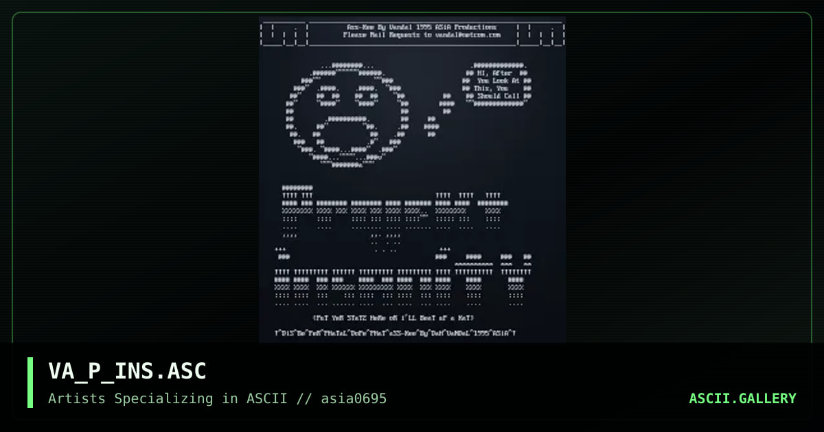 Pr0ject iNSANiTY, by vandal, 1995