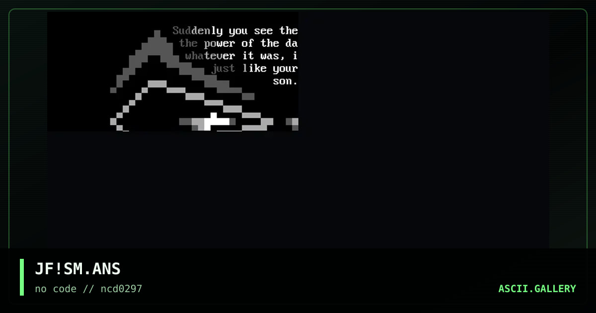 JF!SM.ANS, by jellyfish, the shadow mage, 1997