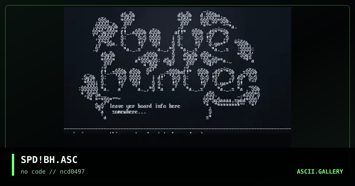 byte hunter logo, by spud, 1997