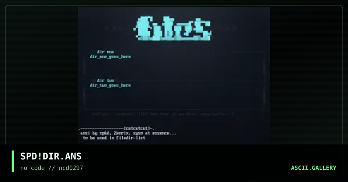 filedir-list, by spud, 1997