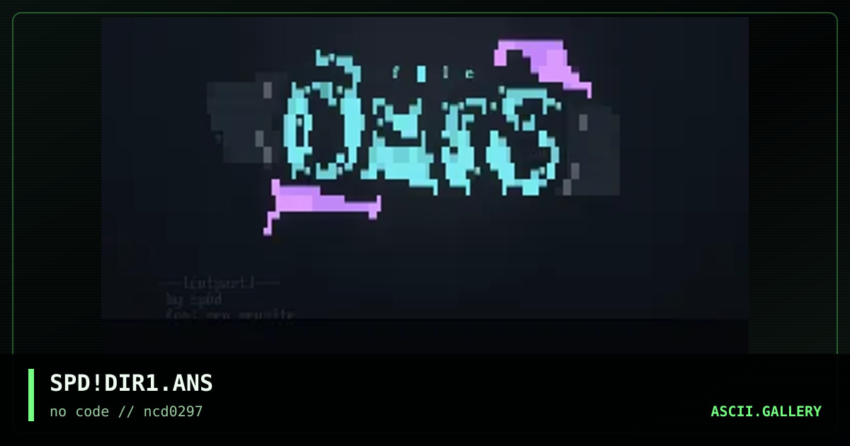 dirs, by spud, 1997