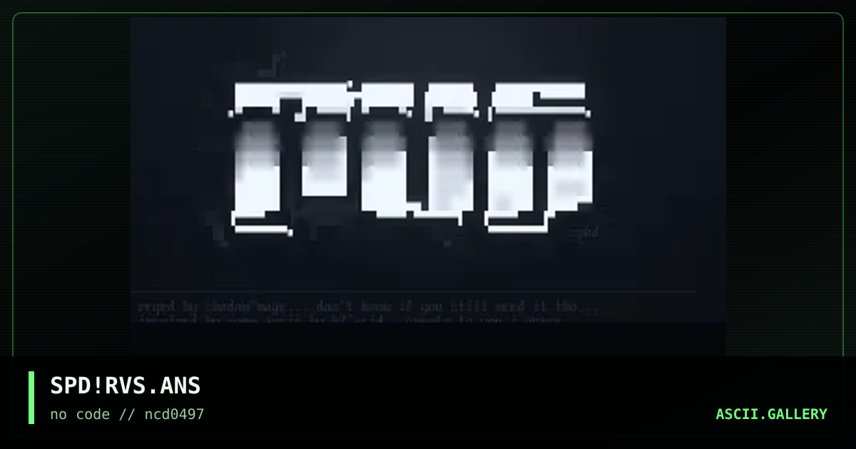 rvs, by spud, 1997