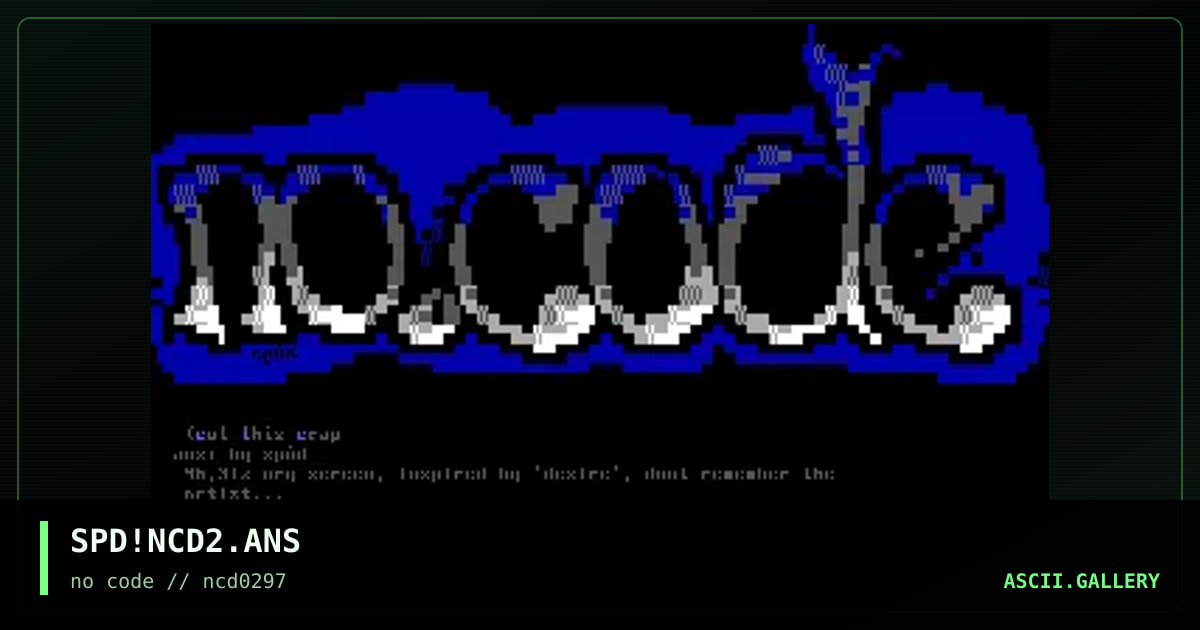 no.code, by spud, 1997