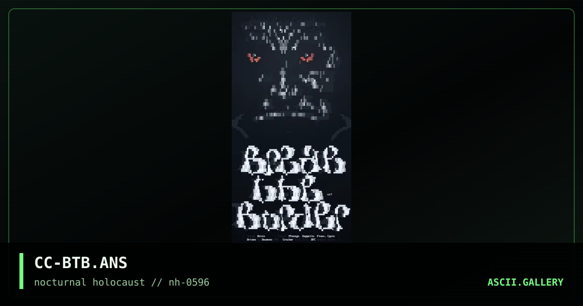 Break the Border, by cynic, 1996