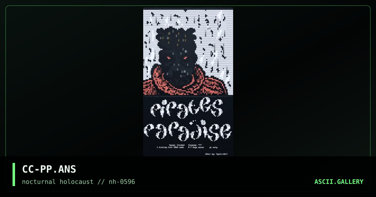 Pirates Paradise, by cynic, 1996