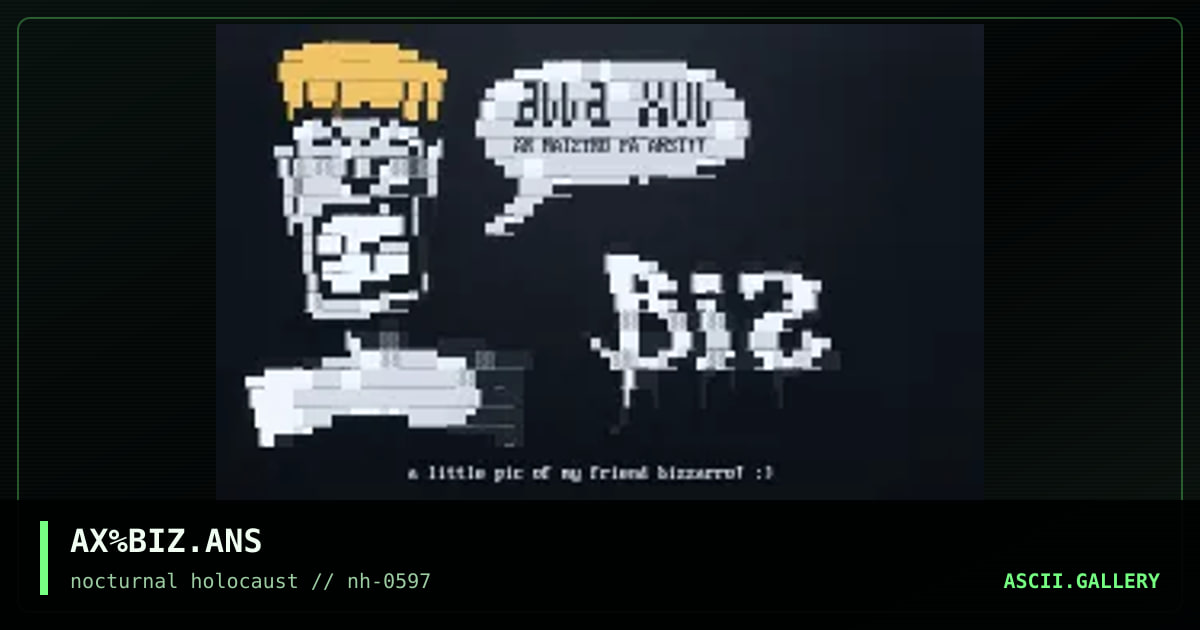 bizzarro, by alla xul, 1997