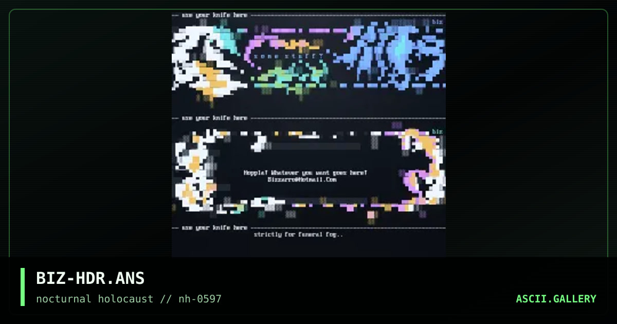 some headers for funeral fog, by bizzarro, 1997