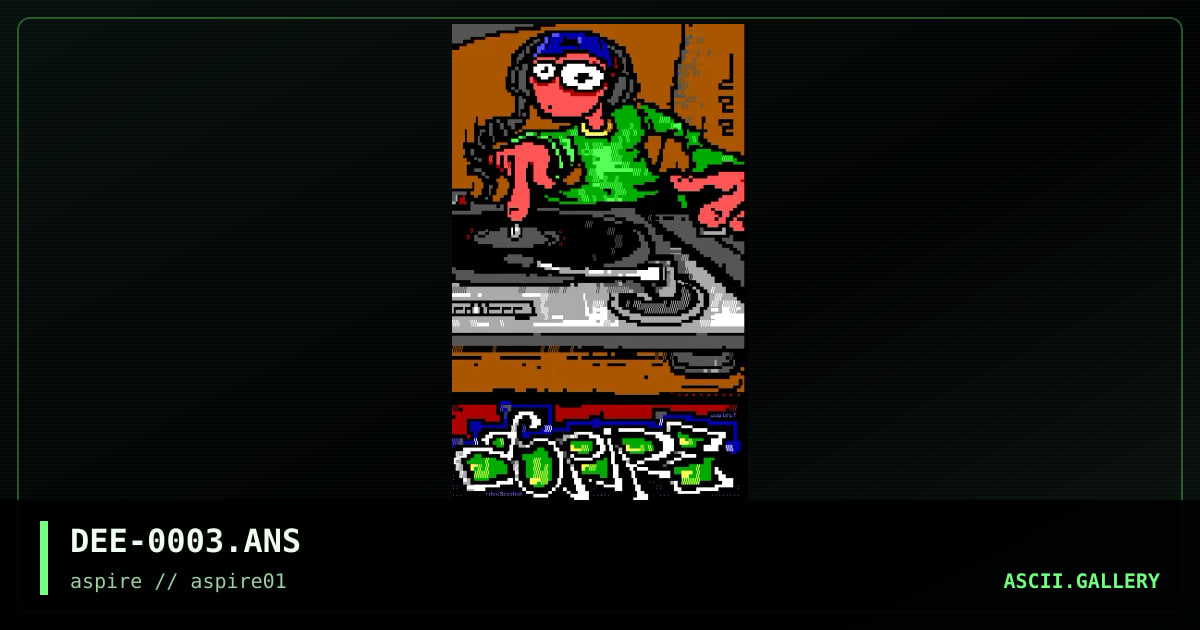 aspire promo, by deeseeded, 1998